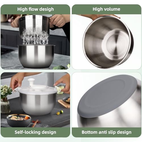 6L Stainless Steel Salad Rotator