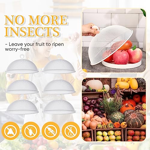 6 Pcs Metal Mesh Food Cover Outdoor Food Tents
