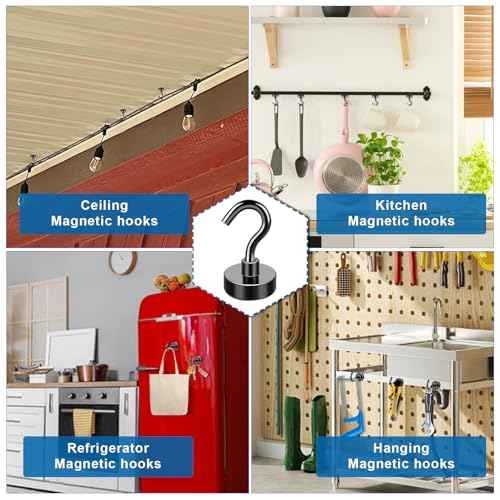 Magnetic Hooks for Cruise Essentials 2026 Cabins Door 60 Pack (60 Count)