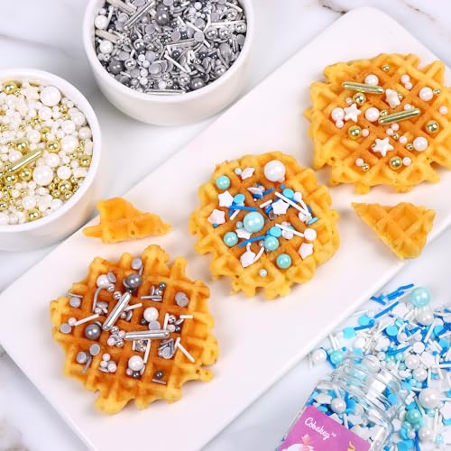 Gray & Sliver Sprinkles for Cake Decorating 4.23ounce (4.23 Ounce)