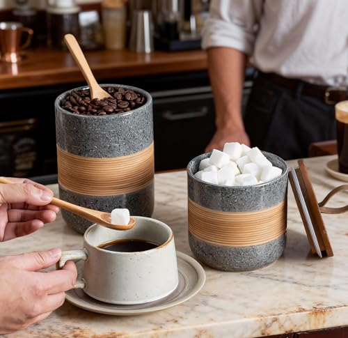Large Coffee Container with Lid