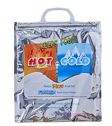 Hot and Cold Insulated Bags for Food Delivery
