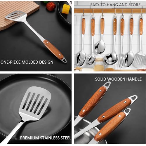 304 Stainless Steel Cooking Utensils Set (9 Count)