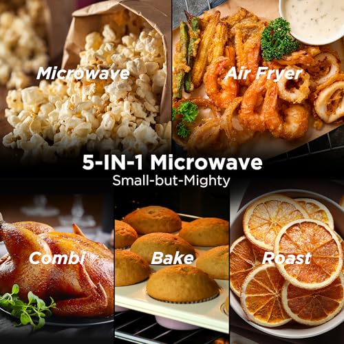 5-in-1 Microwave Oven Air Fryer Combo, 0.9 Cu.Ft, 900W