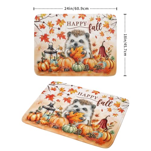 Happy Fall Dish Drying Mat