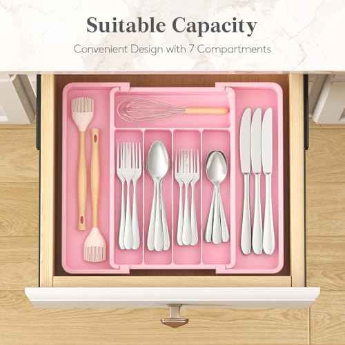 Expandable Silverware Drawer Organizer