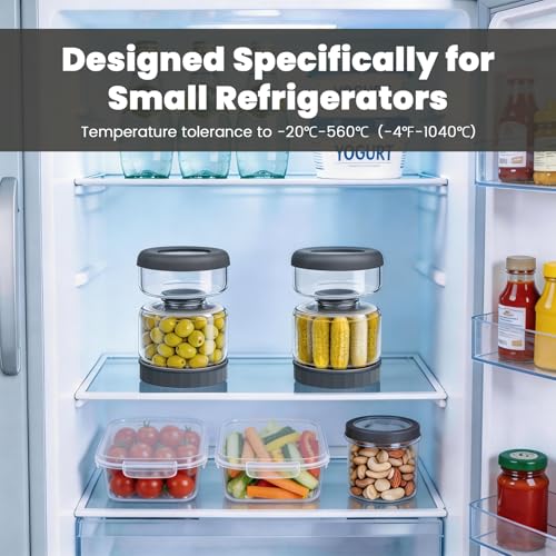 Glass Pickle Jar with Strainer Flip (25 Count)