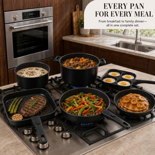 30 Piece Nonstick Pots and Pans Set (30 Count)