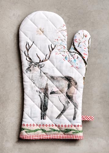 100% Cotton Oven Mitt & Pot Holder Set (2 Count)