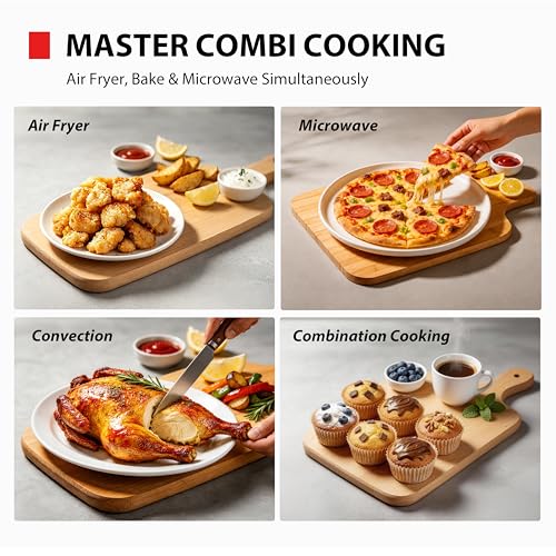 Optichef Pro Air Fryer Combo Countertop Microwave Oven