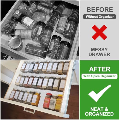 Spice Drawer Organizer Insert
