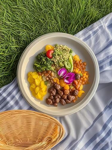 Compostable Paper Plates 9 Inch (150 Count)