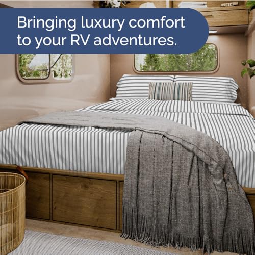 Short Queen Size 4 Piece Bed Sheet Set