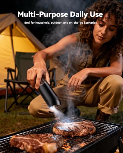 Gravity Electric Salt and Pepper Grinder Set with Charging Base (2 Count)