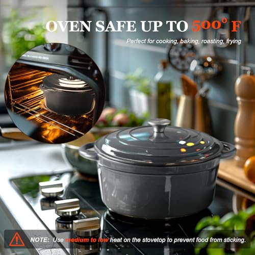 Enameled Cast Iron Dutch Oven