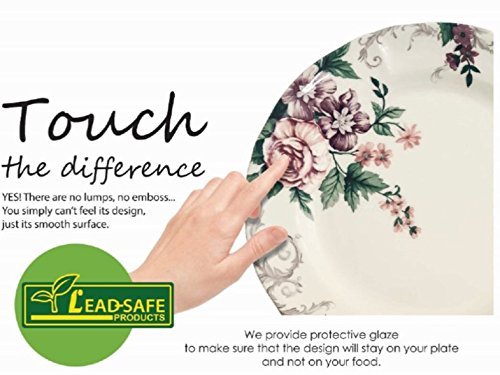 16 Piece Porcelain Dinnerware Set for 4
