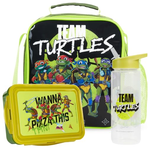 Teenage Mutant Ninja Turtles Boys Lunch Box 3Pc Set (3 Count)