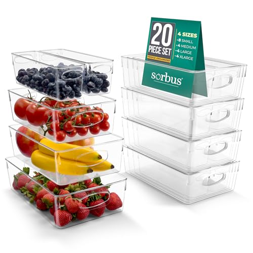 Fridge Organizers and Storage (20 Count)