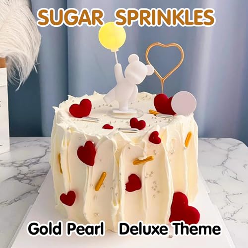 Gold Pearl Sprinkles (4.58 Ounce)