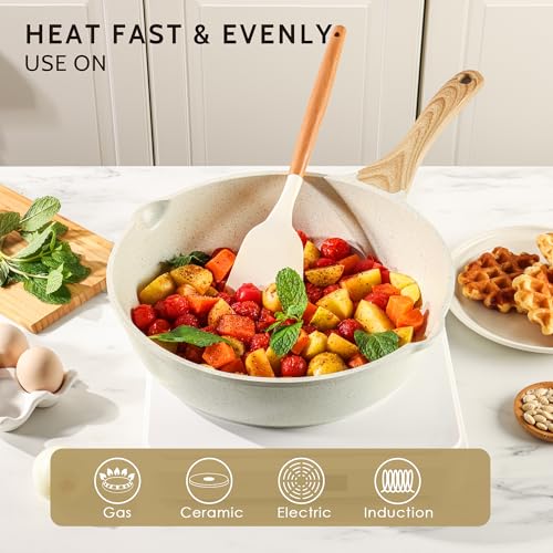Nonstick Ceramic Saute Pan 12