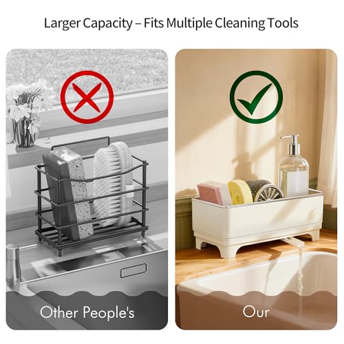 Rotating Drain Sponge Holder for Kitchen Sink Off