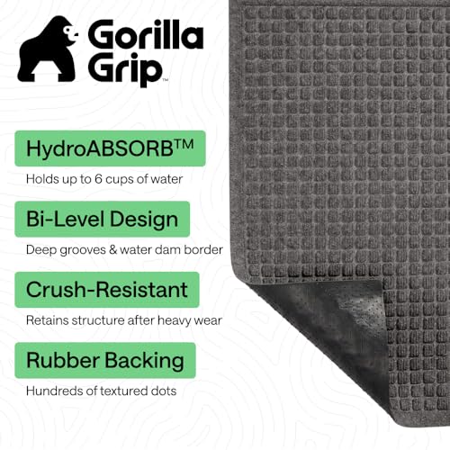 HydroABSORB Door Mat for Indoor Outdoor