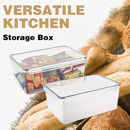 2 Pack Large Bread Box for Kitchen Countertop (2 Count)