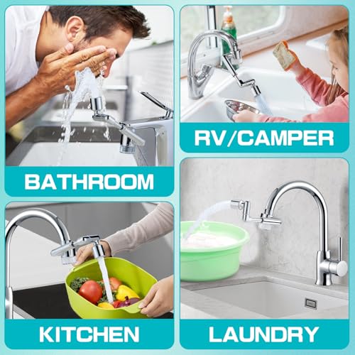 1440° Sink Water Filter Faucet Extender 3.0