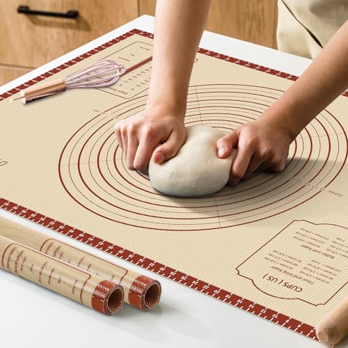 36"x24" Extra Thick Silicone Baking Mat for Pastry and Bread