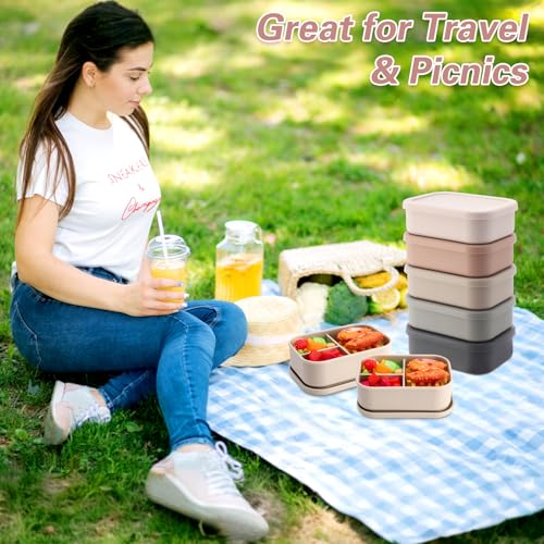 6 Pcs Silicone Bento Box (6 Count)