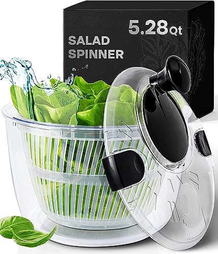 Large Salad Spinner with Drain