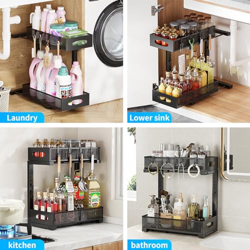 2 Pack Under Sink Organizer (2 Count)