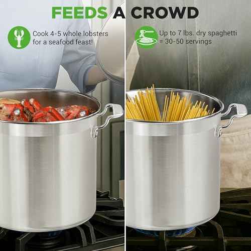 Stainless Steel Stock Pot with Lid