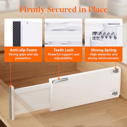 5" Tall Upgrade Drawer Dividers (4 Count)