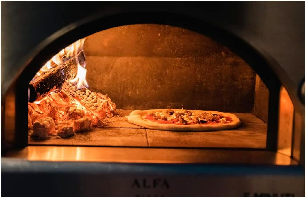Pizza Oven Wood 12 Inch Naturally Cured White Oak Splits Cooking Wood for Free Standing Ovens 1650 Cubic Inches (Cherry) - Culinary Roots