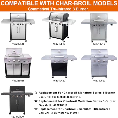 Grill Grate & Emitter Plate Kit for Charbroil TRU