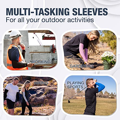 Cooling Arm Sleeves for Men & Women