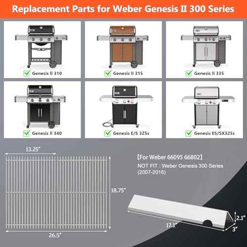 SUS304 Genesis 2 Grill Parts