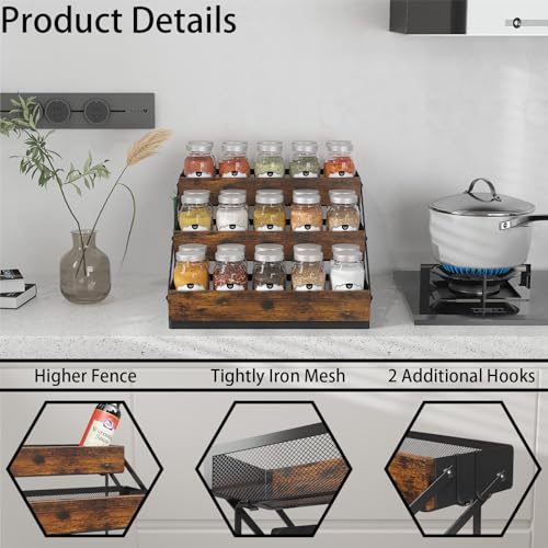 3 Tier Spice Rack Organizer for Cabinet