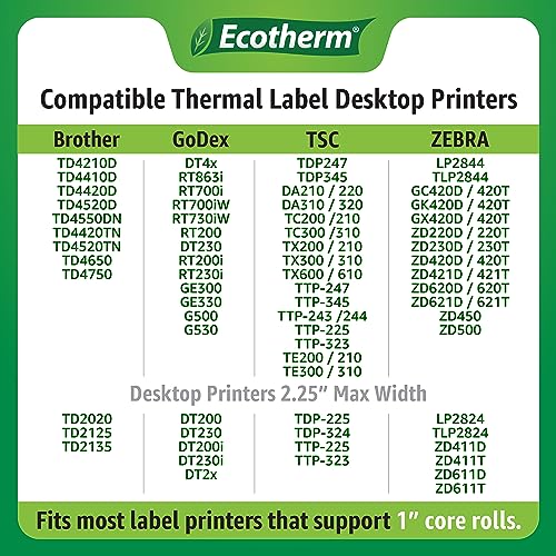 4" x 4" Thermal Labels (4200 Count)