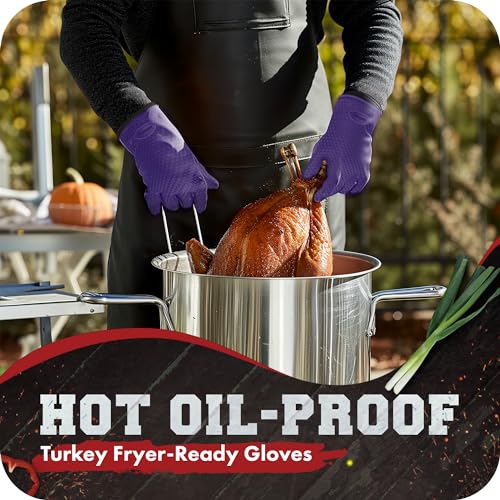 XL Silicone Smoker BBQ Gloves (2 Count)