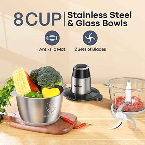 Food Processors with 2 Bowls