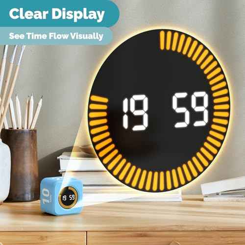 Pomodoro Cube Timer Productivity Visual Timer