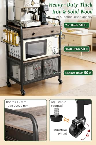 Coffee Bar Cabinet with Storage