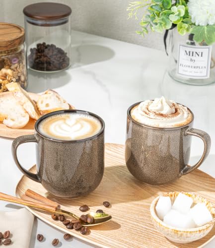 Ceramic Coffee Mugs Set of 6 (6 Count)