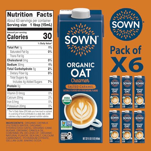 Organic Oat Creamer Salted Caramel (192 Fl Oz)