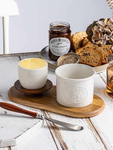 Cow Butter Crock with Lid for Countertop