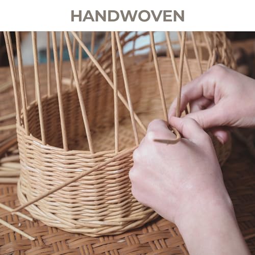 Wicker Baskets for Organizing (2 Count)