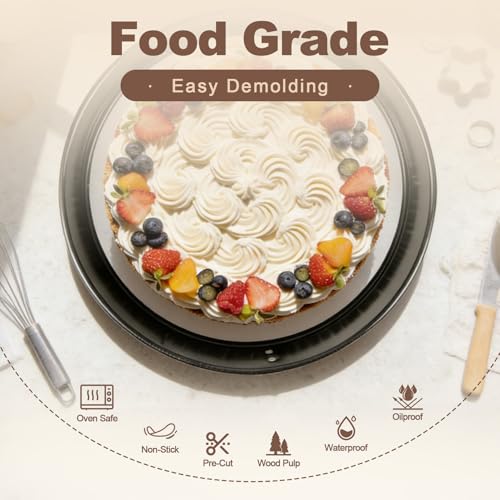 100 Pcs 9" Round Parchment Paper