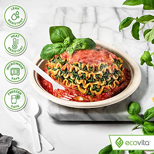 100% Compostable Paper Plates [7 in.] (150 Count)